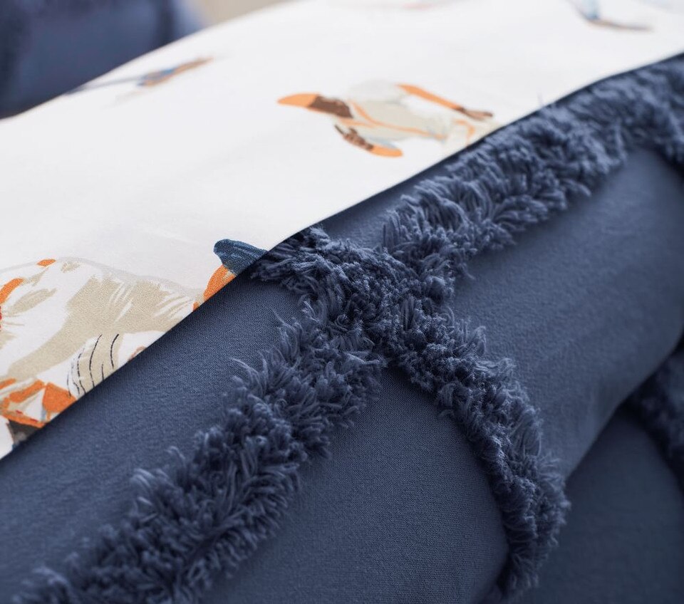 Reese Candlewick Texture Organic Duvet Cover & Shams Pottery Barn Kids UK